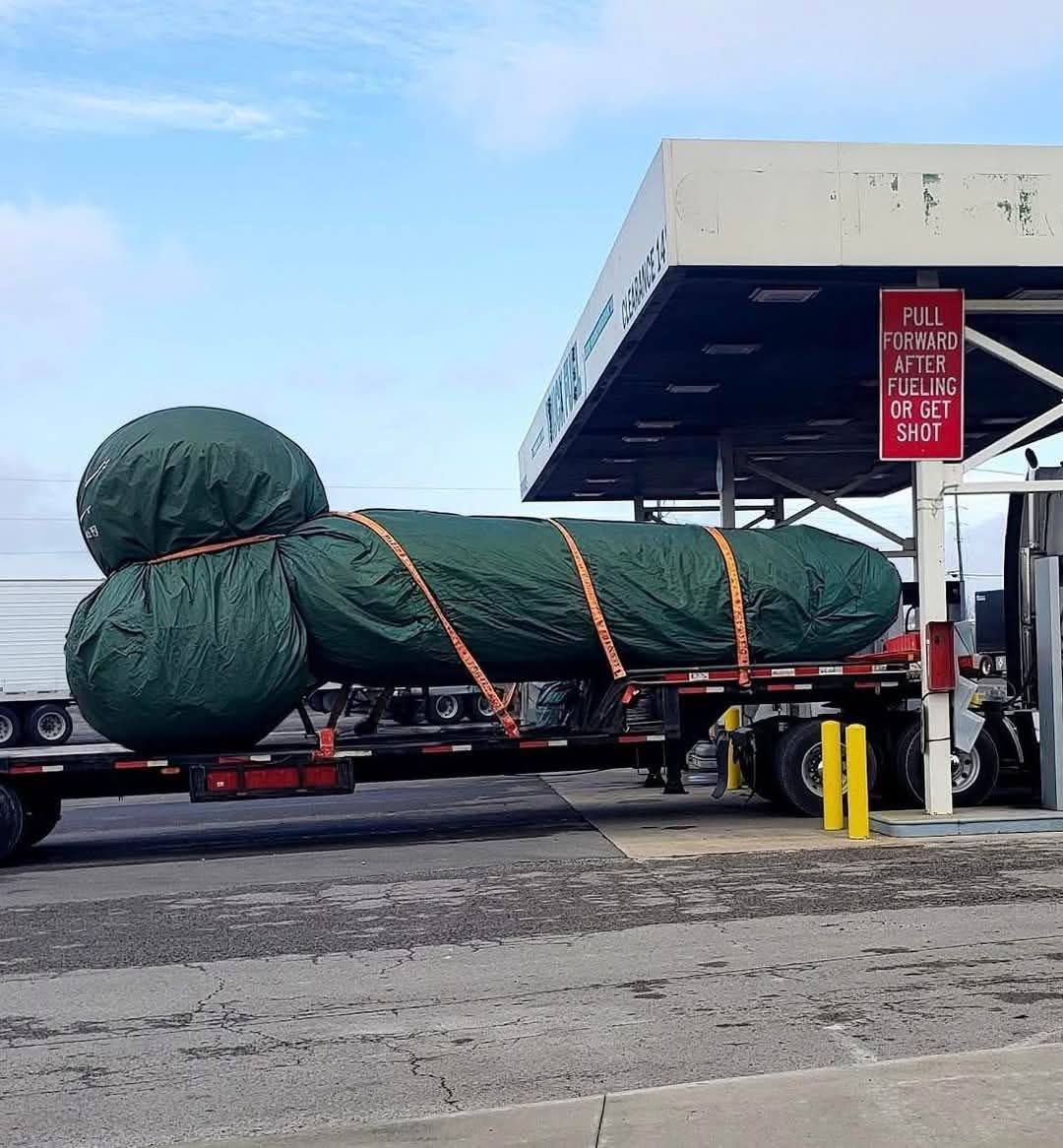 Your mom's package is out for delivery.