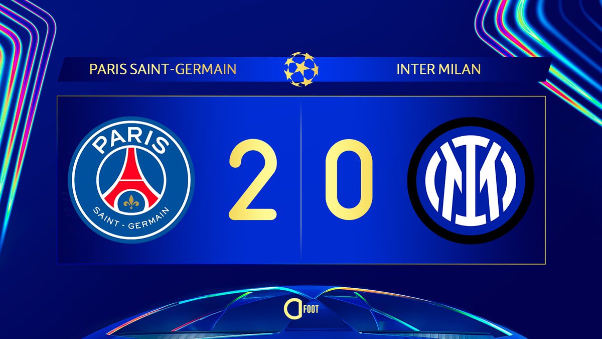 ⚽️ BUUUUUUUUUUT DE DÉSIRÉ DOUÉÉÉÉÉÉÉÉ !!! ❤️💙

LE PSG FAIT LE BREAK DANS CETTE FINALE DE LIGUE DES CHAMPIONS !!! 🤩

PARIS 🇫🇷  2-0  🇮🇹 INTER MILAN
