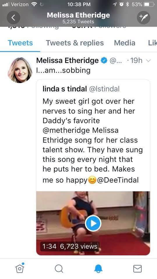 lstindal's tweet photo. @metheridge 7 years ago today! Coming to see you again @peacecenter September 30! Hope to meet up with you again! https://t.co/d3c7fbyXQh