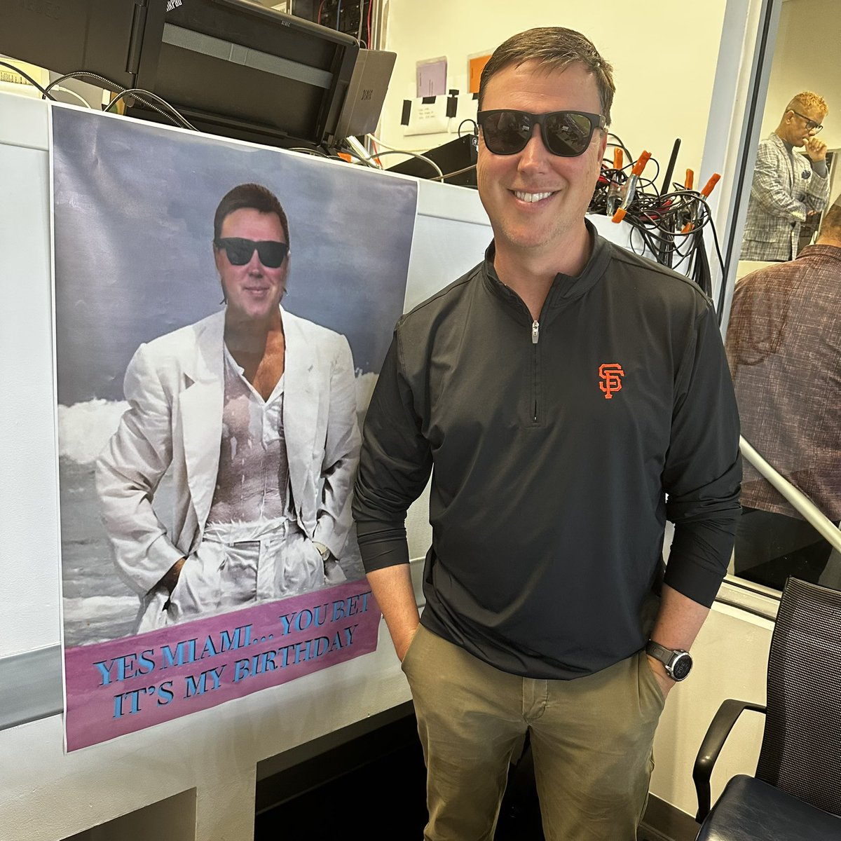 Happy Miami Vice Birthday to our own Dave Flemming! #SFGiants