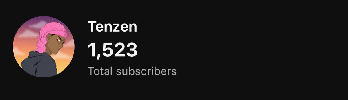 SrTenzen's tweet photo. Quick lil thank you for the big 1.5k mannn🖤 https://t.co/RJ9dzuYsQH