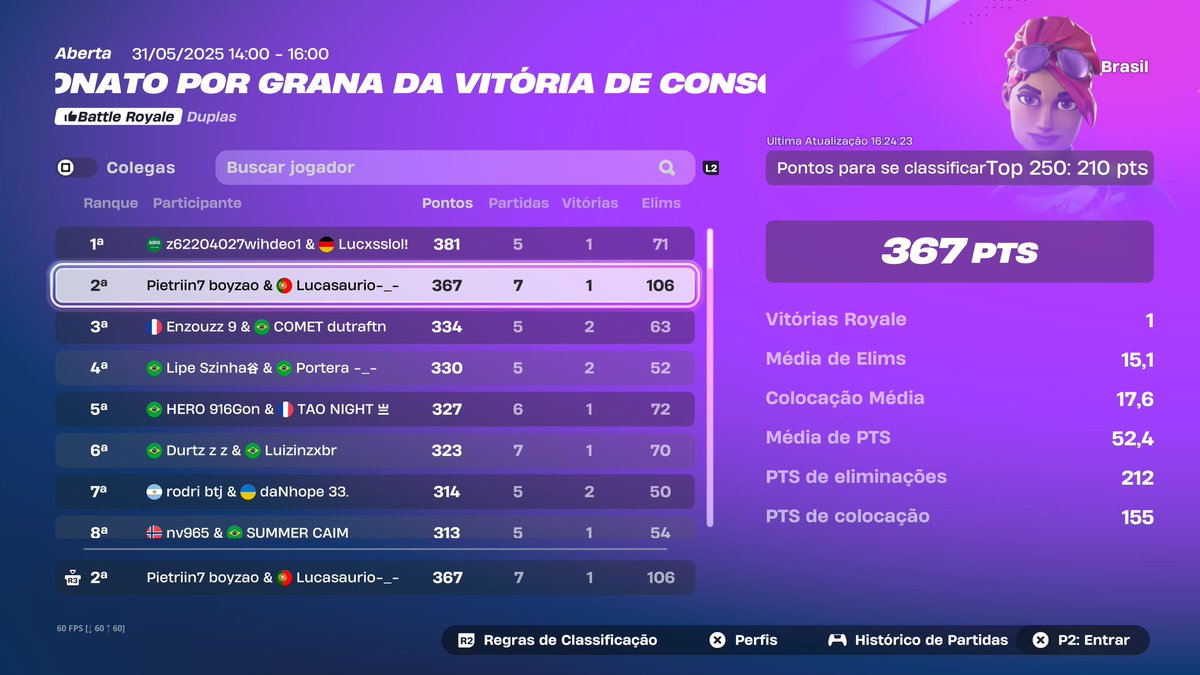 Top 2 cash console (Record de kills) 🏆