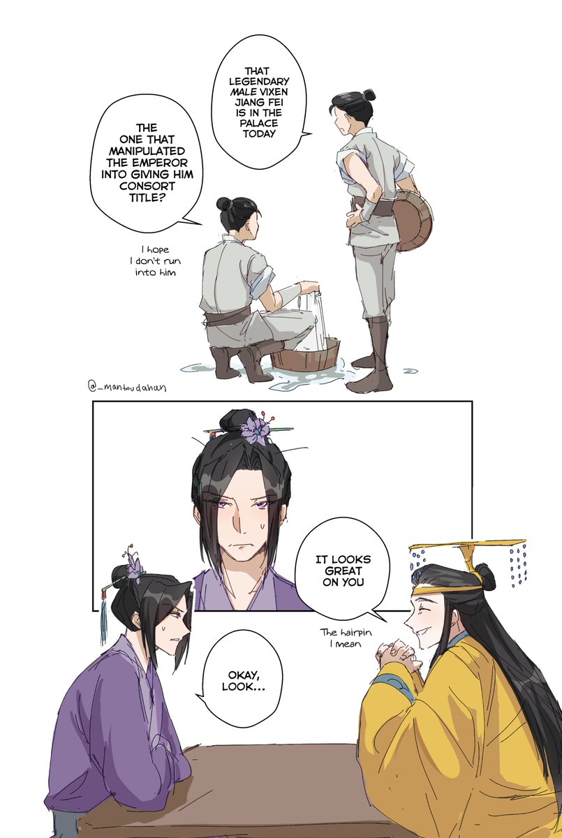 at least jc can be close to him this way to protect him...
—
#mdzs #lanxichen #jiangcheng #xicheng
