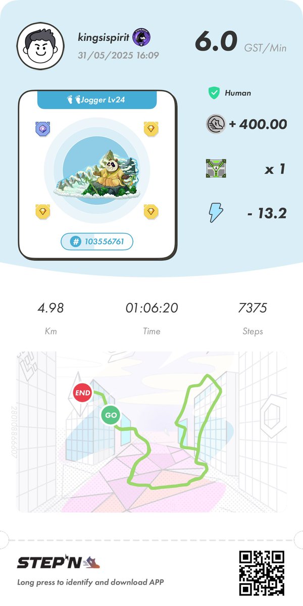 #STEPNGO +20% better 
 #STEPNOG #activationcode 61484425