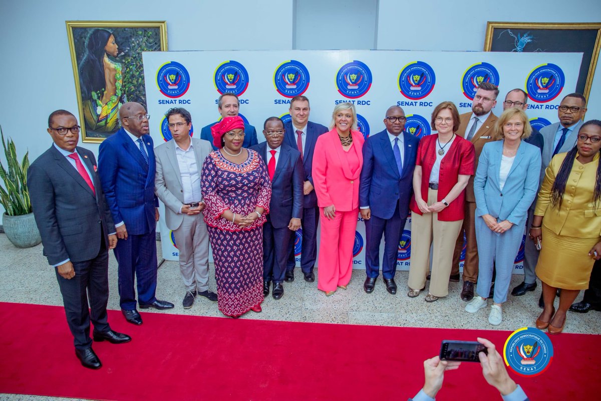 Sama Lukonde (@lukondesama) on Twitter photo Ce fut un plaisir d’accueillir à Kinshasa une délégation de haut niveau du Parlement européen conduite par Mme <a href="/hildevautmans/">Hilde Vautmans</a> , Députée européenne et Co-présidente de l’Assemblée parlementaire paritaire Afrique-UE.
Nos échanges ont porté sur les axes de coopération entre les Ce fut un plaisir d’accueillir à Kinshasa une délégation de haut niveau du Parlement européen conduite par Mme <a href="/hildevautmans/">Hilde Vautmans</a> , Députée européenne et Co-présidente de l’Assemblée parlementaire paritaire Afrique-UE.
Nos échanges ont porté sur les axes de coopération entre les