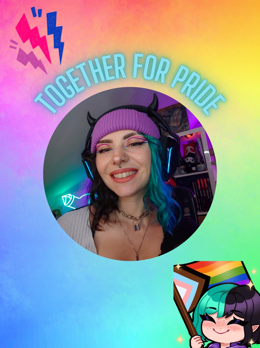 I'm so excited to announce that I'll be featured on the #TogetherForPride front page shelf! 🏳️‍⚧️🏳️‍🌈

Thank you so much for this opportunity <a href="/Twitch/">Twitch</a> , I can't wait to celebrate with you all 🤍