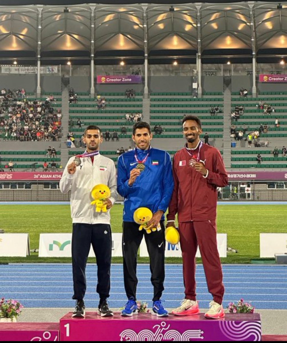 الف الف مبروك للبطل ابراهيم الظفيري 
فوزه في في بطولة آسيا لألعاب القوى 2025 ويتوَّج بالذهبية 
انجاز جديد يسجل في سجل انجازات الكويت الرياضية
مبروك يابطل 🥇
#ابراهيم_رميض_الظفيري