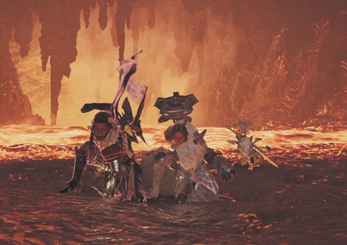 Ryuu_mix's tweet photo. Hunter and Huntress goals? #MonsterHunterWilds https://t.co/M4rI3dHctP