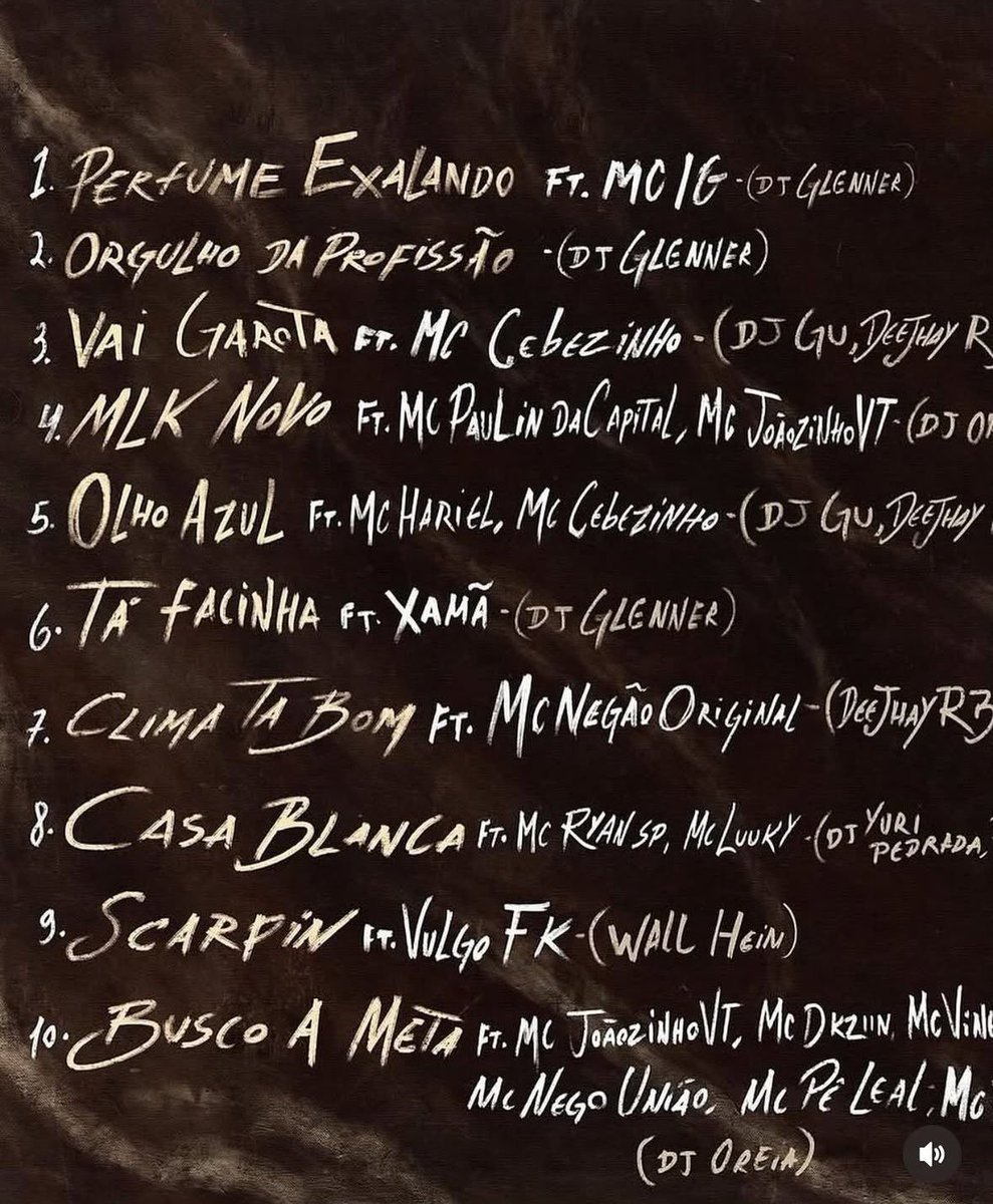Mc Tuto divulgou a tracklist do seu novo álbum de estúdio, intitulado “LEVADA DO 2T”. 

A faixa 9, Scarpin, conta com a participação de Vulgo FK.