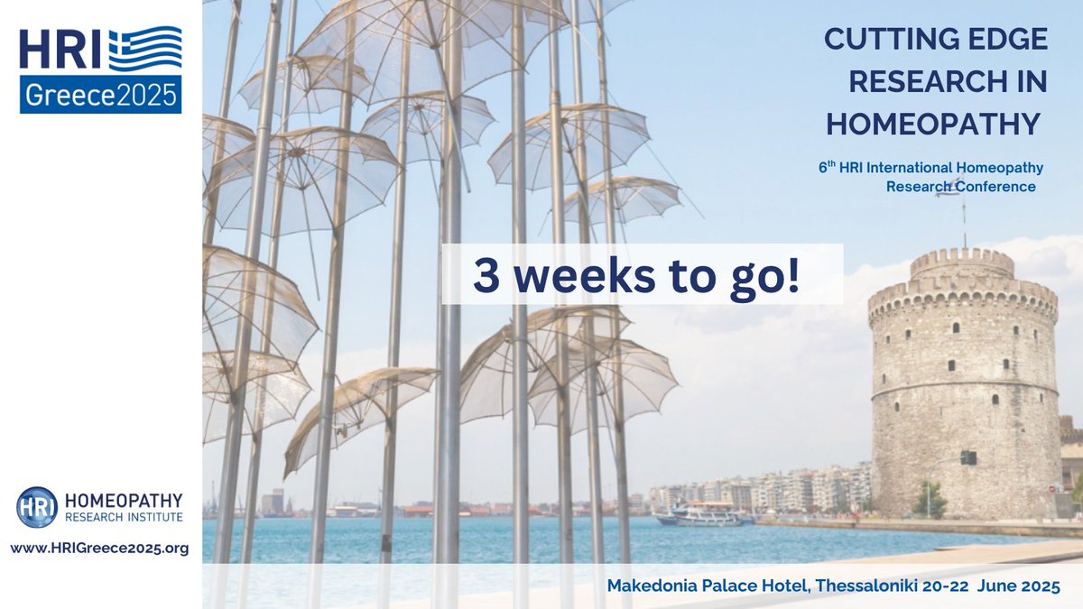 Homeopathy Research Institute tweet media