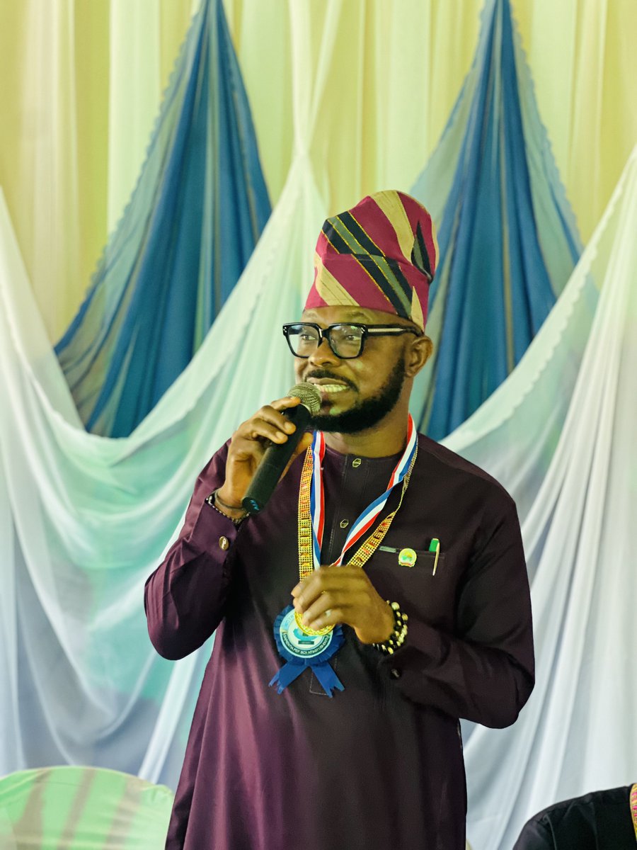 Earlier today, the Honourable Commissioner for Youth Development, Ekiti State, Hon. Adesola Gold Adedayo, attended the 65th Founder’s Day Anniversary celebration of Notre Dame Grammar School, Usi-Ekiti, where he was specially honoured by the school’s Old Students’ Association.