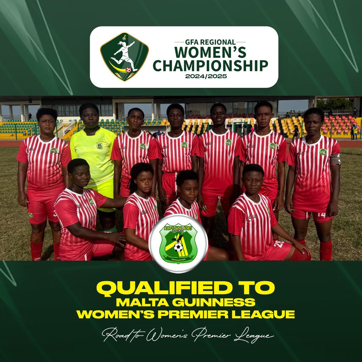 Malta Guinness Women’s Premier League 🇬🇭 (@wplghana) on Twitter photo 🥁: Presenting our duly qualified teams from the Northern Zone…!!
Welcome to the <a href="/WPLGhana/">Malta Guinness Women’s Premier League 🇬🇭</a> <a href="/ashtownladiesgh/">Ash-Town Ladies FC 🇬🇭</a> x <a href="/PearlpiaLadies/">Pearlpia Ladies FC</a> 🤝🏾
#SouthernZone🔥
#RoadToWPL🇬🇭
#BringBackTheLove 🥰 🥁: Presenting our duly qualified teams from the Northern Zone…!!
Welcome to the <a href="/WPLGhana/">Malta Guinness Women’s Premier League 🇬🇭</a> <a href="/ashtownladiesgh/">Ash-Town Ladies FC 🇬🇭</a> x <a href="/PearlpiaLadies/">Pearlpia Ladies FC</a> 🤝🏾
#SouthernZone🔥
#RoadToWPL🇬🇭
#BringBackTheLove 🥰