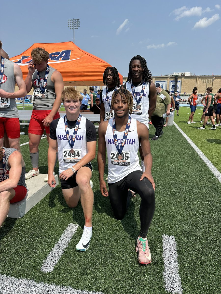 MHS All-State 7th Alert of day!  4x200 placed 9th!!!