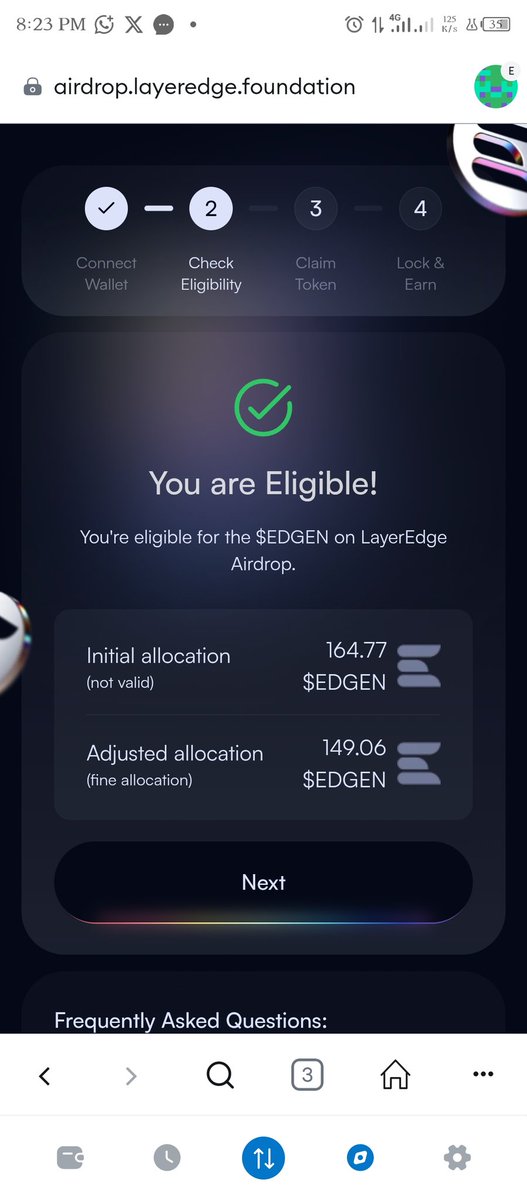 Layeredge what's this 🤧
Why do this to me
After all i have suffered farming for months and u gave me dust
3.6m points 
OG pass
50 verified referrals 
60+ days of streak 

Na dem get mind give me 149😭😭😭🤧
My hope  has evaporated away 😭
