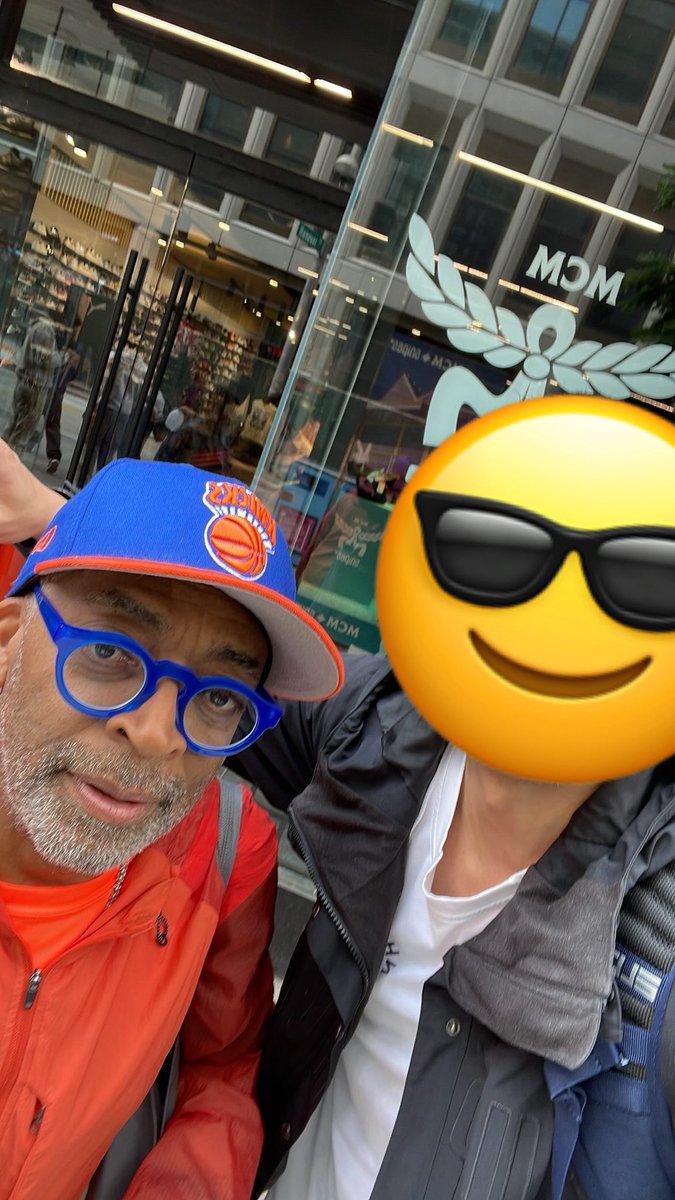 Just saw spike on Fulton st 😎this has to be a sign 🙏#Knicks in 7
