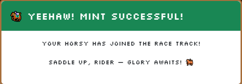 BoNobody89's tweet photo. Lets go 🔥

Honestly so stoked to see Horsy finally coming to life, the project has been through some huge pump and dumps and a lot of toxicity in the @Hypurrfun trenches but  @siferbel has kept building it from the ground up for the last 7 months 

And this is just the beginning, really excited for the reveal and the V2 game which should bring a lot of fun to hyperEVM, hope i pull a legendary horse 🤞

Neiiigh Horsy 🏇