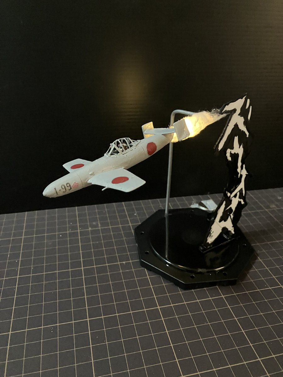 松本零士 # 音速雷撃隊 #ザ・コクピット 3Dモデリングで特殊滑空機桜花