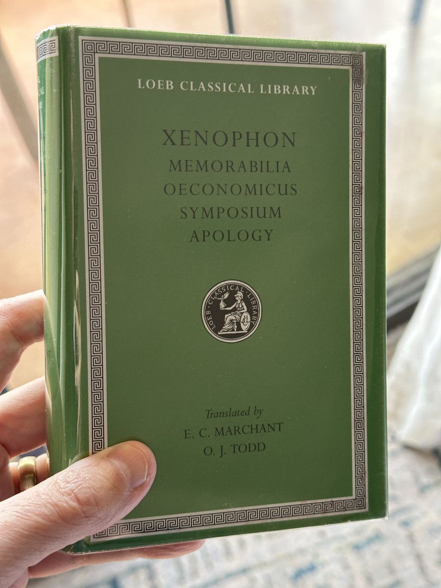 Digging back into some Xenophon. Love Loeb.