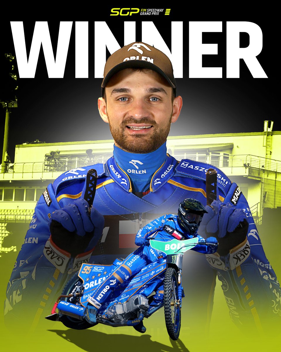 BARTOSZ ZMARZLIK WINS HIS 100TH SGP! 🔥

An incredible ride by the reigning World Champion sees him win in Prague, AND re-take the title lead! 👏

#SGP #VisitCzechia