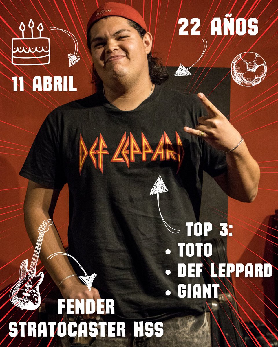 ¿Ya conocen a Erick Aceves? 👀 ¿seguros? 😉
Bueno, nosotros les traemos la “Anatomía” de nuestro guitarrista 🎸

Síguenos de cerca en nuestras redes, pronto les tendremos más música y novedades❗❗❗

📸 <a href="/soyzali/">Soy Zali</a>