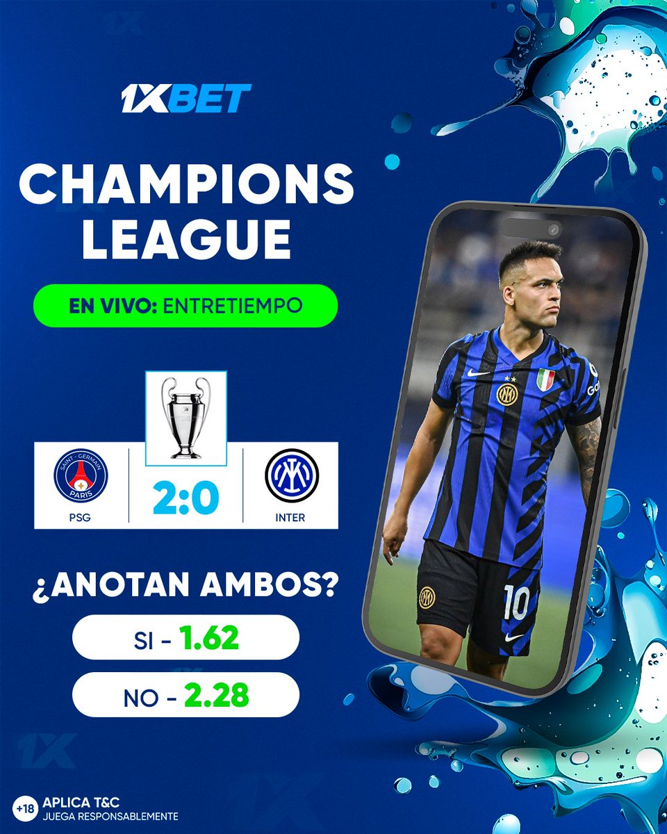 ¡Entretiempo! ⌚️

#PSG derrota 2-0 al #Inter en #ChampionsLeague con goles de #Hakimi y #Doue 😎

¿Podrá anotar el Nerazzurri? 👉 cropped.link/psgvsinterenvi…