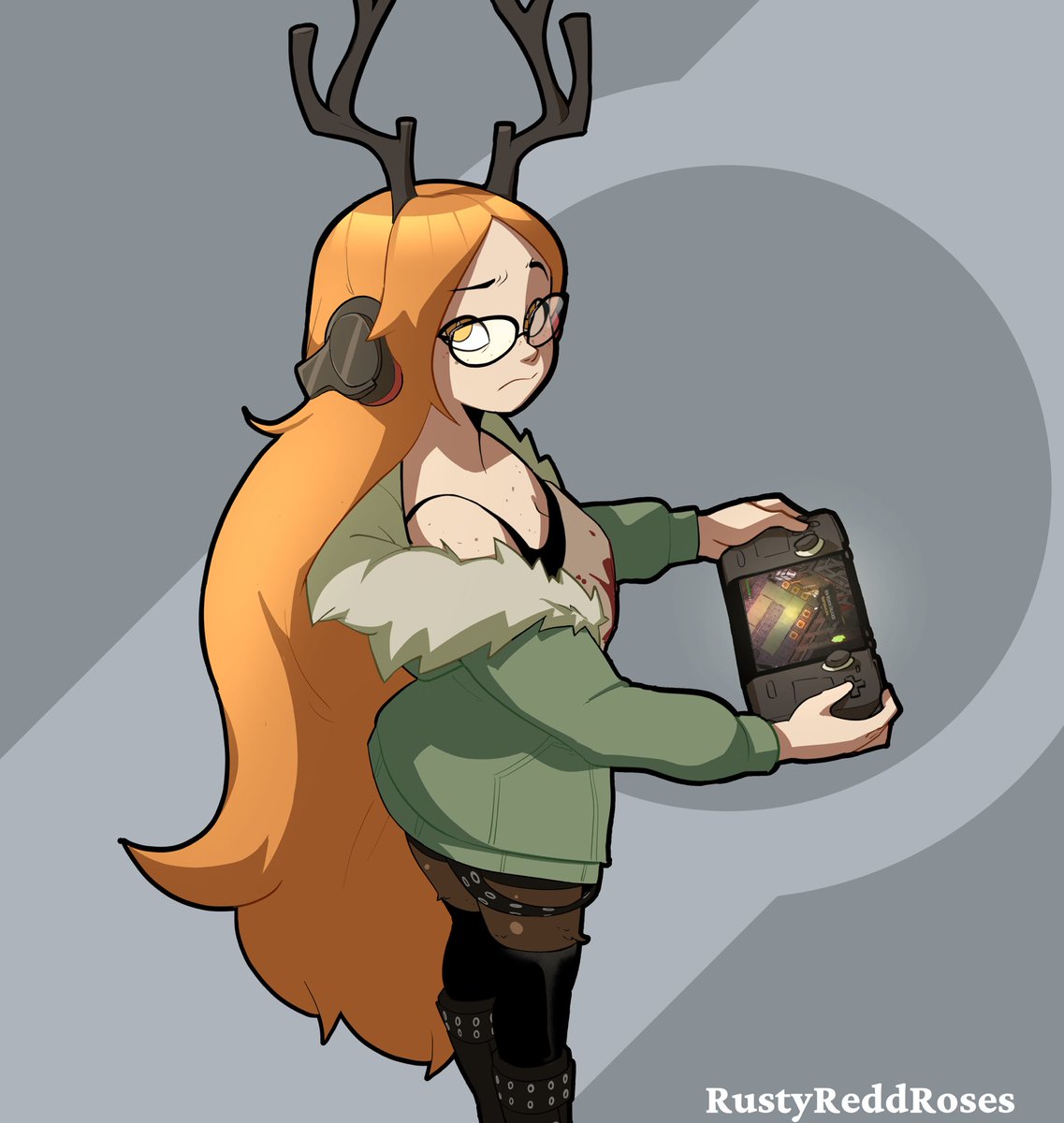 rustyreddroses's tweet image. Commission