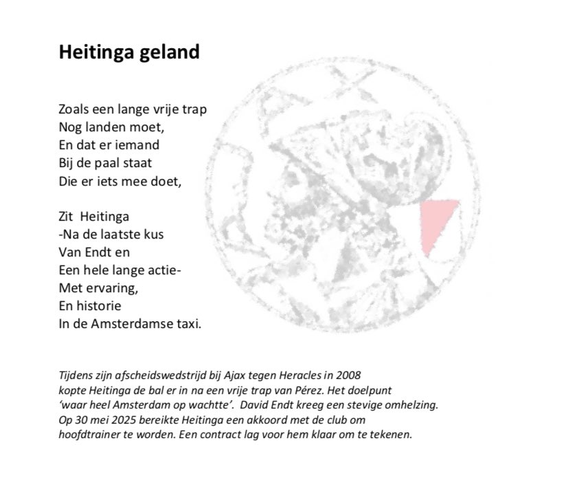 Heitinga is na veel omzwervingen weer geland. Na de kus van David Endt nu dikke omarmingen bij #ajax #heitinga #afcajax