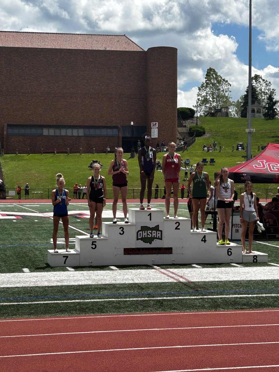 TuskyTrack's tweet image. Live from New Concord, Sami Ward with a 5th place finish, a new PR, and the at large bid!!  Headed to Cbus!