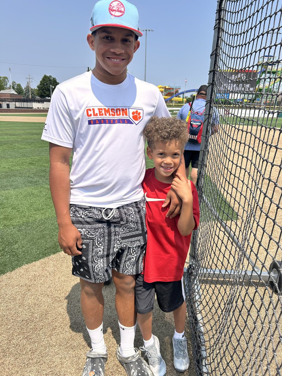 Love my little brother he is fun to watch play baseball