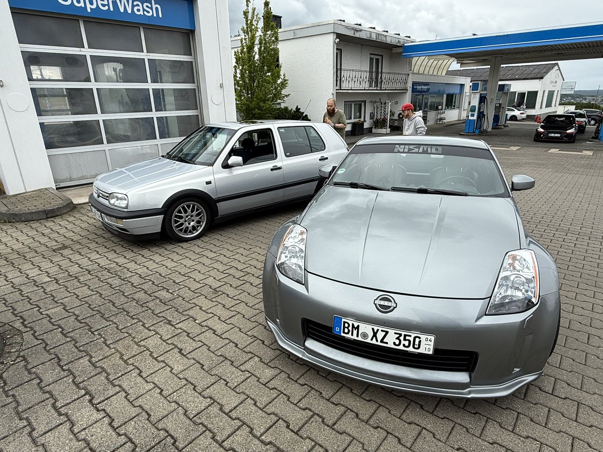 Had a nice drive to the #nuerburgring  with my good friend <a href="/HanoukWilddog/">Hanouk</a>….what a awesome day 🫶 #VR6 #VQ35