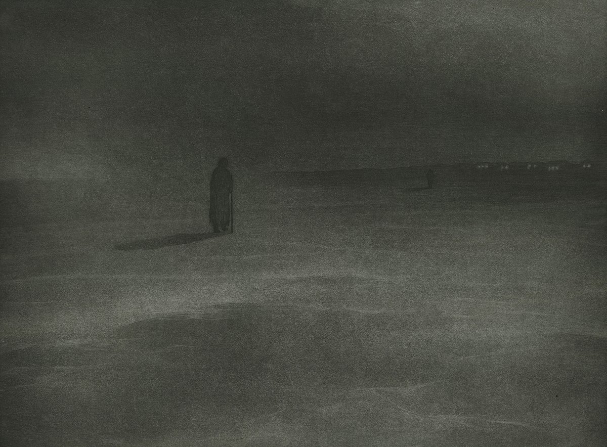 InkenArt's tweet image. Winterreise - Der Leiermann