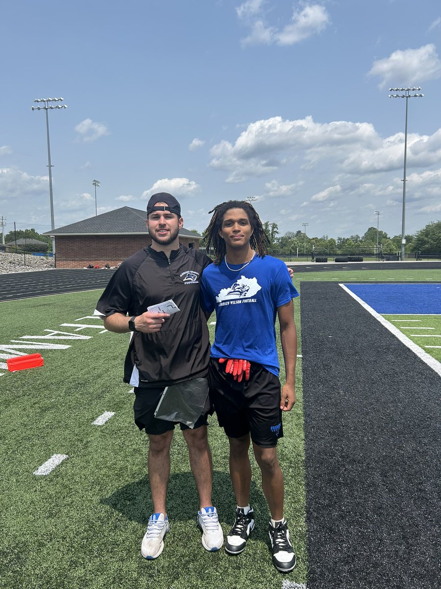 Raihan Steed (@raihansteed14) on Twitter photo Had an amazing time at the Lindsey Wilson College camp today. Learned alot and was grateful for the opportunity to compete.<a href="/CoachKleckler/">Phil Kleckler</a> <a href="/CoachGraham_LWC/">Marcus Graham</a> <a href="/Coach_Gurau/">Calin Gurau</a> <a href="/CoachBSanderson/">Barrett Sanderson</a> <a href="/coachpaulrains/">Paul Rains 🏈</a> Had an amazing time at the Lindsey Wilson College camp today. Learned alot and was grateful for the opportunity to compete.<a href="/CoachKleckler/">Phil Kleckler</a> <a href="/CoachGraham_LWC/">Marcus Graham</a> <a href="/Coach_Gurau/">Calin Gurau</a> <a href="/CoachBSanderson/">Barrett Sanderson</a> <a href="/coachpaulrains/">Paul Rains 🏈</a>