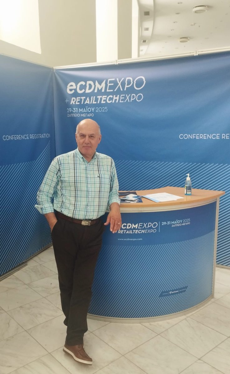 S_Drakakis's tweet photo. Παρουσία στην #ECDMExpoSEE | Retail, eCommerce, digital innovation στο Ζάππειο.
Η τεχνολογία επαναπροσδιορίζει τα πάντα – από την εμπειρία πελάτη μέχρι τις ανάγκες σε δεξιότητες &amp; ηγεσία.
Συγχαρητήρια στη @VerticomGR για την ουσιαστική διοργάνωση.
#RetailTech #HR #Consulting https://t.co/HCaiPb2ze4