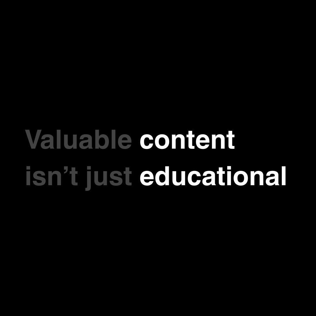 mrgroowth's tweet image. Not every piece of content has to be a lesson.
There’s a myth a lot of creators believe:
That content only matters if it teaches something.
But the truth?
Valuable content isn't just educational.
If your content makes someone:
- Smile
-Feel inspired
-Get curious
- Calm
-…
