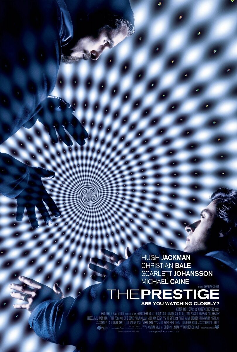 #NowWatching The Prestige (2006) 🎩

"He had a new trick."
"Was it good?"
"...It was the greatest magic trick I've ever seen."

Superlative cinema from Nolan right here and personal favourite 🎬