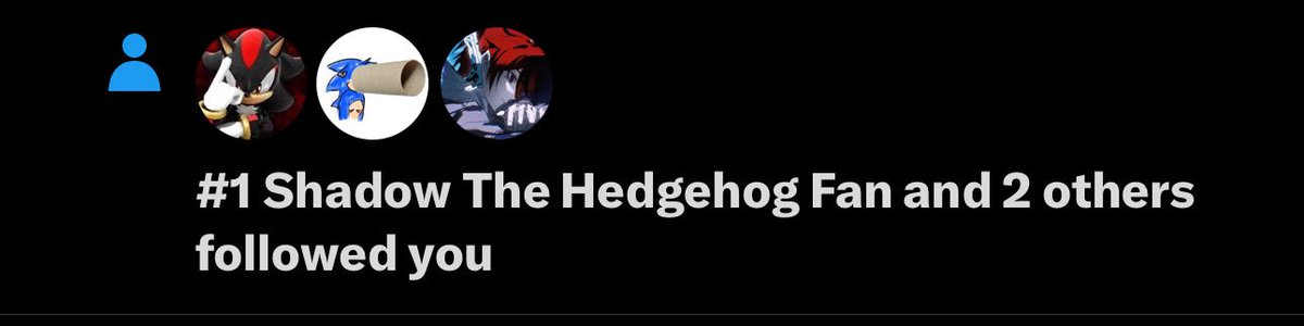 i’ve officially made it as a shadow account