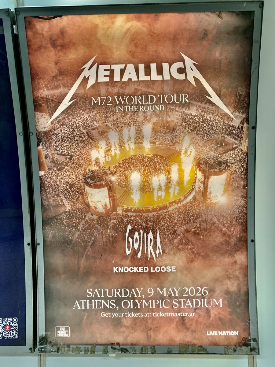 En estación de metro en Atenas… esperemos se anuncie pronto su regreso a Latam! ⚡️🙏🤘