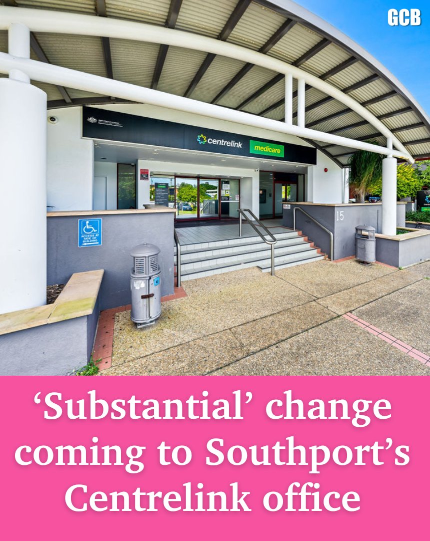 GCBulletin's tweet image. There’s a big change coming to the Southport Centrelink office building amid a “substantial” move which has the potential to reshape the suburb. 
@GCS_Pottsy #GoldCoast #centrelink
FIND OUT MORE: ➡️ bit.ly/4kD7RjM