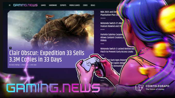 🚨 BREAKING: 🎮 Scopri Cointelegraph: il nuovo punto di riferimento per il media gaming!