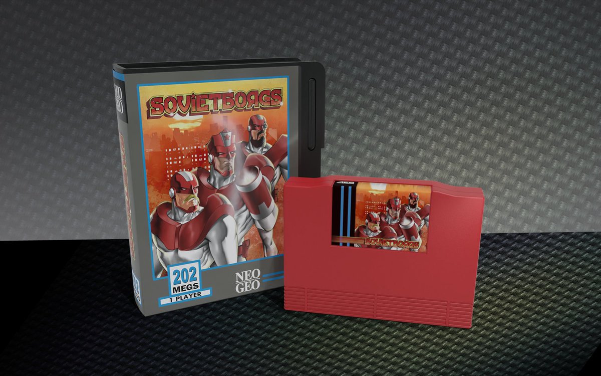 Retro Sumus (@retrosumus) on Twitter photo A red cartridge makes sense. Oh yes. 💥
#Sovietborgs is coming to #NeoGeo, #SegaGenesis / Mega Drive, #Dreamcast and MS-DOS.
Indiegogo campaign launches June 25. 👉 indiegogo.com/project/coming…
#NEOGEO35th A red cartridge makes sense. Oh yes. 💥
#Sovietborgs is coming to #NeoGeo, #SegaGenesis / Mega Drive, #Dreamcast and MS-DOS.
Indiegogo campaign launches June 25. 👉 indiegogo.com/project/coming…
#NEOGEO35th