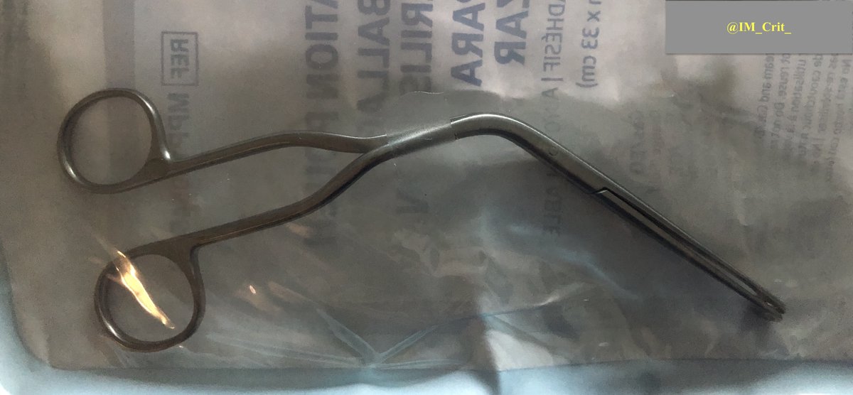 IM_Crit_'s tweet image. ICU Airway Secrets:

Facing the risk of irritating the real experts of #airway management, I have to confess that I find Magill forceps 👇 very helpful (when the need arises!)

Even though Magill has been traditionally used to guide either the ET tube into the larynx