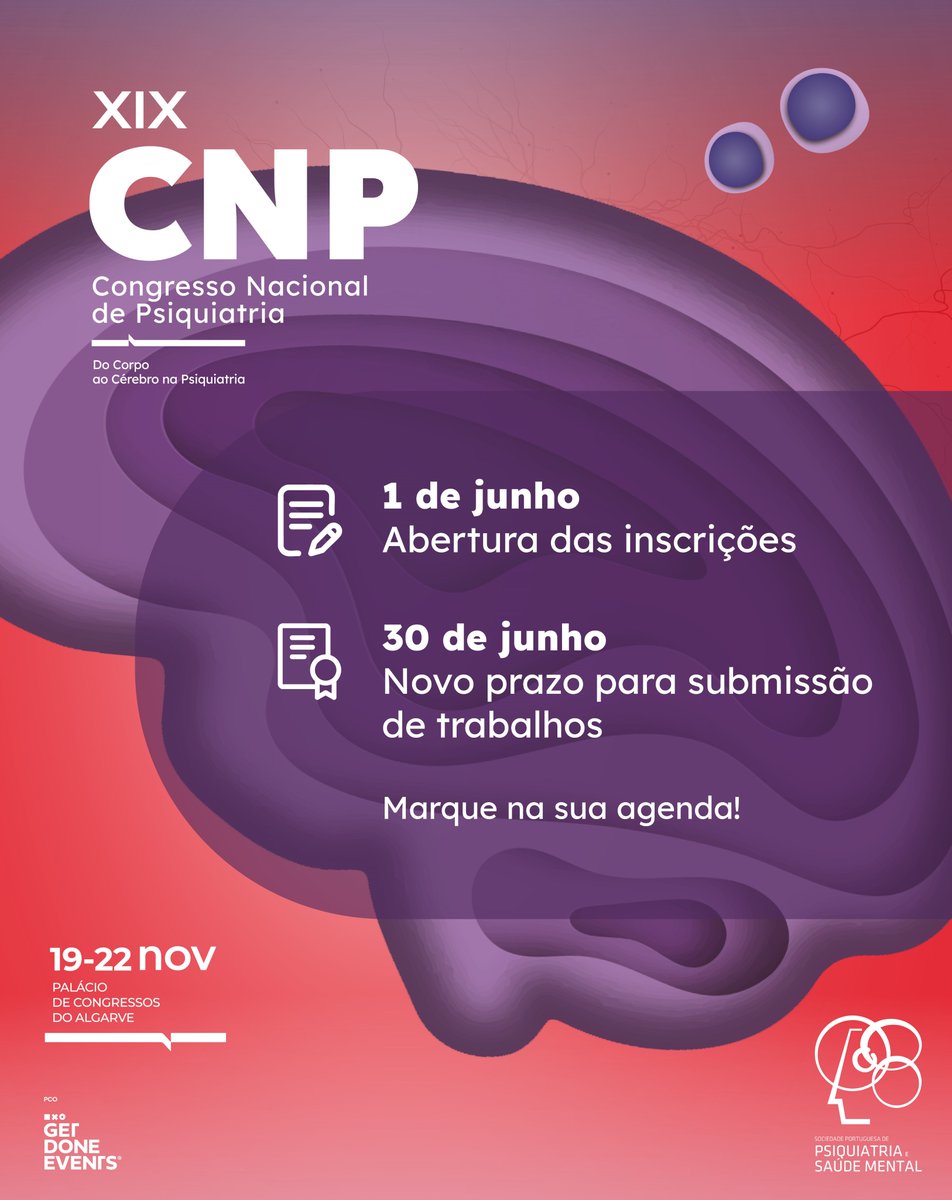 📣𝗢 𝗽𝗿𝗮𝘇𝗼 𝗽𝗮𝗿𝗮 𝗮 𝘀𝘂𝗯𝗺𝗶𝘀𝘀𝗮̃𝗼 𝗱𝗲 𝘁𝗿𝗮𝗯𝗮𝗹𝗵𝗼𝘀 𝗽𝗮𝗿𝗮 𝗼 𝗫𝗜𝗫 𝗖𝗼𝗻𝗴𝗿𝗲𝘀𝘀𝗼 𝗡𝗮𝗰𝗶𝗼𝗻𝗮𝗹 𝗱𝗲 𝗣𝘀𝗶𝗾𝘂𝗶𝗮𝘁𝗿𝗶𝗮 𝟮𝟬𝟮𝟱 𝗳𝗼𝗶 𝗽𝗿𝗼𝗹𝗼𝗻𝗴𝗮𝗱𝗼 𝗮𝘁𝗲́ 𝟯𝟬 𝗱𝗲 𝗷𝘂𝗻𝗵𝗼!

👉 Consulte mais informações sppsm.org