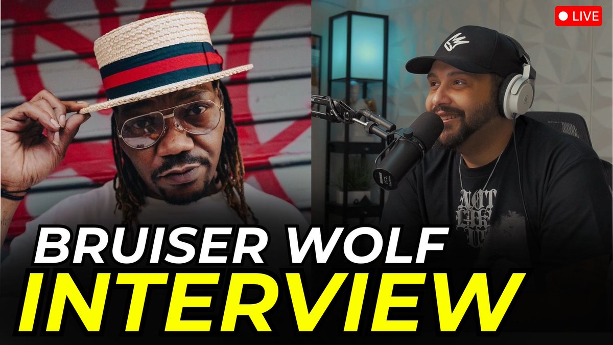 Tuesday! I’m LIVE with Detroit’s own <a href="/theebruiserwolf/">Bruiser Wolf</a> 

We'll be discussing his new album "Potluck", his signature sound, and his unique journey into the game. 

🎥 youtube.com/live/O73d95_tq…