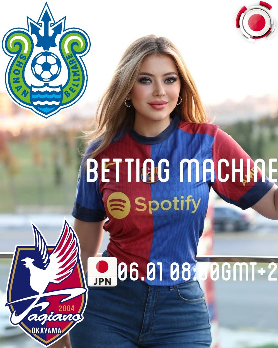 #betting #fixedmatches #correctscore 
📅The next fixed match will take place on 06.01.2025.
⌚️Start 08:00GMT+2.
🇯🇵Football.Japan.J-1 League.Shonan Bellmare - Fajano Okayama.
🔘Possible AFTER PAYMENT for the outcome (1x2),payment CS 50/50.
📨 t.me/betting_machin…