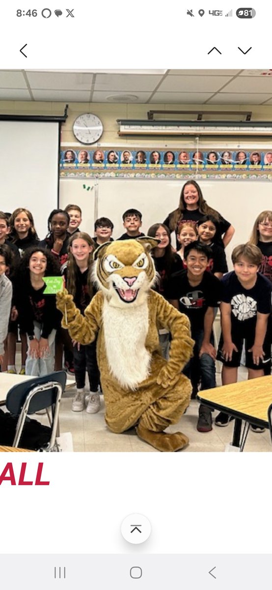 Our fifth grade classes had a special visitor on the last day of school. 
#Wild4Wesley#ASD4ALL
