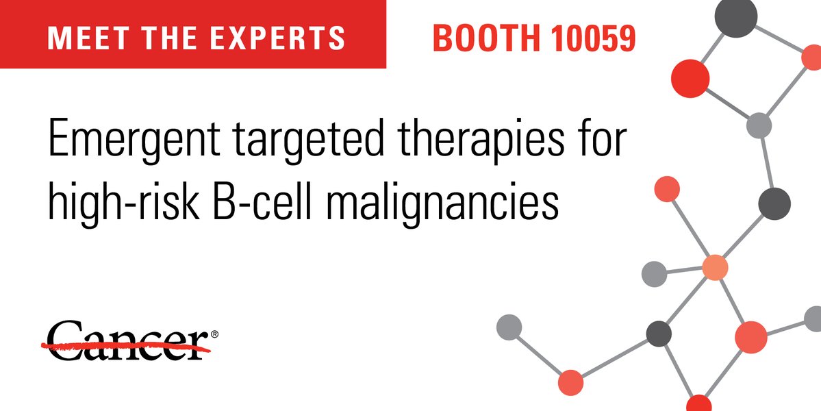 MD Anderson Cancer Center (@mdandersonnews) on Twitter photo Join our experts to explore emerging targeted therapies for high-risk B-cell malignancies.
Catch the discussion in booth 10059 on Sunday, June 1, at 12 p.m. #ASCO25 #EndCancer (2/6) <a href="/DrKrinaPatel/">Krina Patel</a> <a href="/michaelwangmd/">Michael Wang, MD</a> <a href="/Lymphoma_Doc/">Jason Westin, MD FACP FASCO</a> Join our experts to explore emerging targeted therapies for high-risk B-cell malignancies.
Catch the discussion in booth 10059 on Sunday, June 1, at 12 p.m. #ASCO25 #EndCancer (2/6) <a href="/DrKrinaPatel/">Krina Patel</a> <a href="/michaelwangmd/">Michael Wang, MD</a> <a href="/Lymphoma_Doc/">Jason Westin, MD FACP FASCO</a>