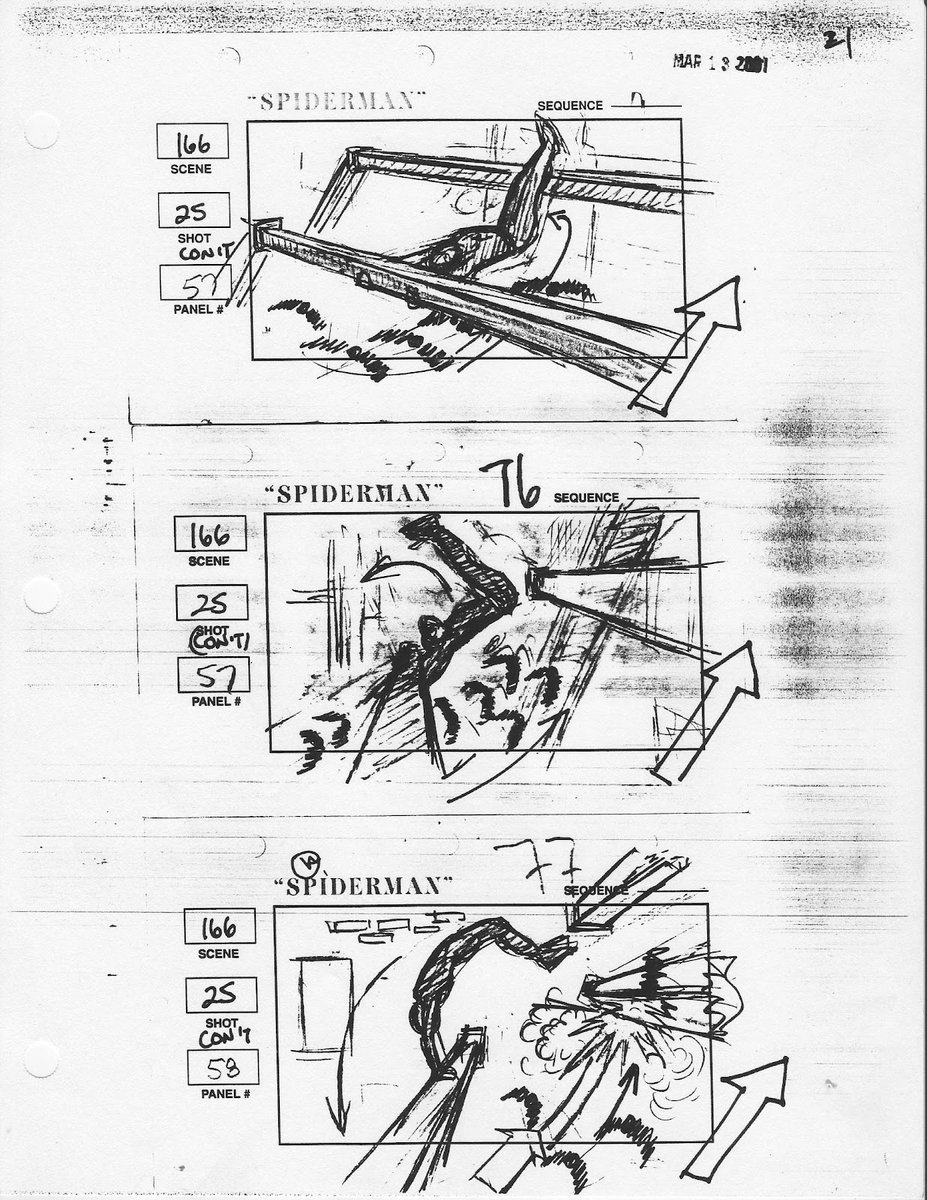 raimi_webhunter's tweet photo. New Spider-Man 1 storyboards by David Stephan [1/4] https://t.co/GNyKnjFSCq