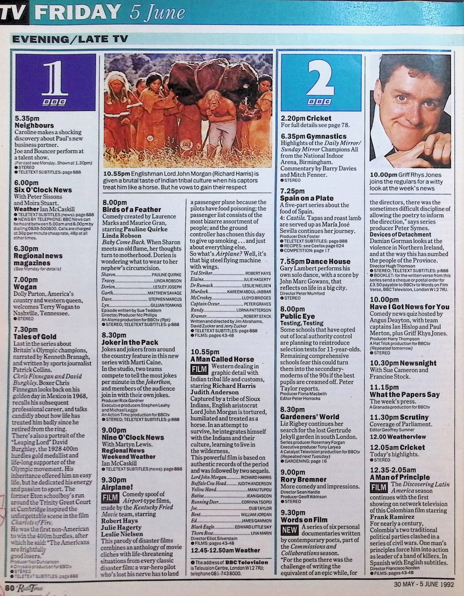 TvDidYouSee's tweet image. #OnThisDay 5 June 1992 📺TV Listings
Rita marries Ted Sullivan, played by #WilliamRussell, in #CoronationStreet.
Terry heads to Nashville to meet #DollyParton in WOGAN.
A STAB IN THE DARK - new topical comedy with #DavidBaddiel and #MichaelGove!
HEARTBEAT continues.