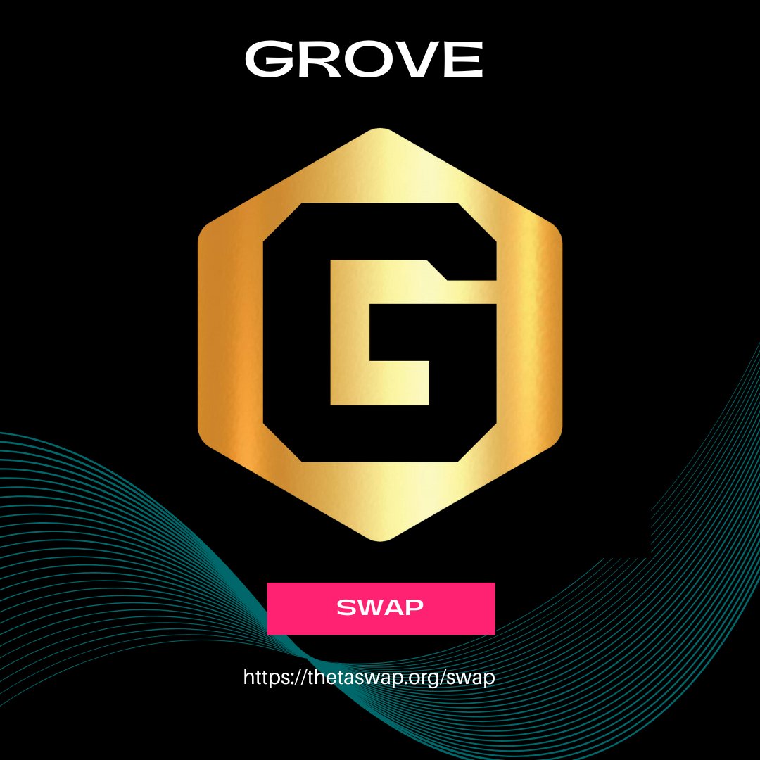 SecrtPineapple's tweet image. 🌱 New to Grove Token? Start here:
GROVE is the core currency powering The Grove ecosystem powered by Theta.
You can buy, trade, and swap GROVE on ThetaSwap.
🔁 Swap here:
👉 thetaswap.io
🔍 Search: GROVE (TNT-20)
💡 Use it to unlock NFTs, gadgets, rewards, and more…