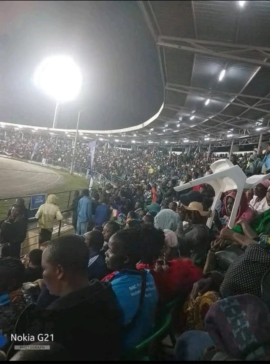 Raila Odinga Stadium in Homa Bay is full of crowds gather for the Madaraka Day celebrations.

#MadarakaDay2025